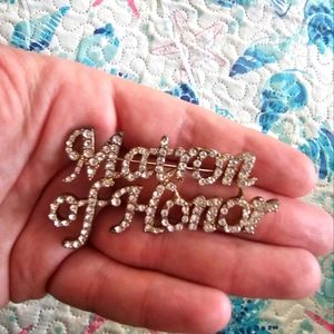 Matron of honor pin